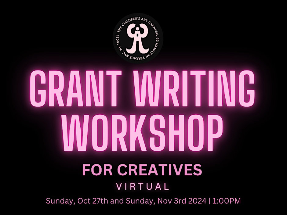 online class, online workshop, grant writing